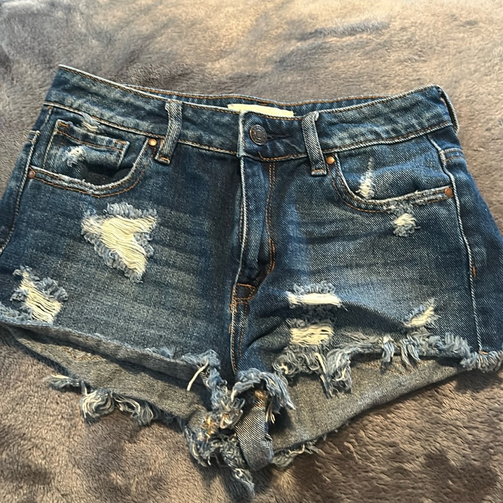 Pacsun dark blue Jean shorts size 25